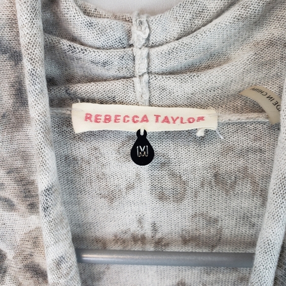 Rebecca Taylor | Light gauge animal print sweater Authentic Leopard Wool Blend - Picture 4 of 8